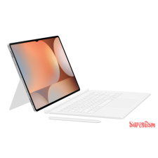Samsung Tab S10 Ultra/S9 Ultra billentyűzetes tok,Fehér tablet tok