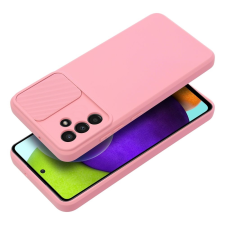 Samsung Telefontok Samsung Galaxy A14 5G - Slider csúsztatható kameravédős pink szilikon hátlap tok tok és táska