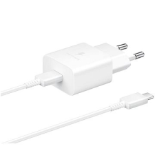 Samsung Töltő USB-C porttal (15 W) fehér mobiltelefon kellék