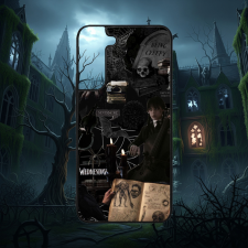 Samsung Wednesday - Gótikus kollázs - Samsung tok tok és táska