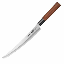 Samura Okinawa szeletelő konyhakés Tanto 240mm - AUS-8 acél, rózsafa konyhai eszköz