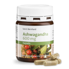 Sanct Bernhard Ashwagandha 600 mg 60 db kapszula vitamin és táplálékkiegészítő