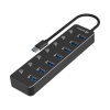 SANDBERG 134-33 7 portos USB 3.0 Hub (134-33) - USB Elosztó