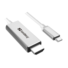SANDBERG 136-21 USB Type-C -> HDMI adapter kábel 2.0m kábel és adapter