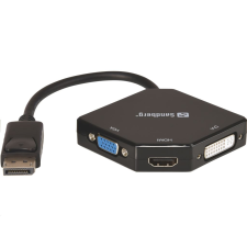 SANDBERG 509-11 video átalakító kábel 0,19 M DisplayPort VGA (D-Sub)+ HDMI + DVI (509-11) kábel és adapter