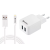 SANDBERG AC Charger EU Lightning 2.4A 2x USB-A Hálózati töltő - Fehér