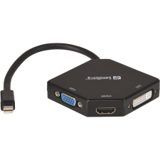 SANDBERG Adapter MiniDP > HDMI+DVI+VGA kábel és adapter