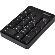 SANDBERG Billentyűzet Vezeték Nélküli - Wireless Numeric Keypad 2 (numerikus billentyűzet; fekete) billentyűzet