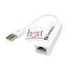 SANDBERG Kábel Átalakító - USB to Network Converter (fehér; USB bemenet - RJ45 kimenet; 10/100Mbps)