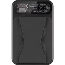 SANDBERG Mag Wireless PowerBank 10000 USB-C + USB fekete power bank