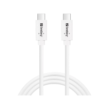 SANDBERG Sandberg USB-C 100W Cable 1m White kábel és adapter