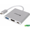 SANDBERG Sandberg USB-C HDMI+USB Mini dokkoló /136-00/
