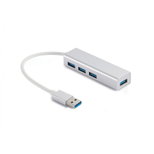 SANDBERG USB 3.0 Hub 4 ports SAVER Silver hub és switch