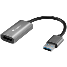 SANDBERG USB-adapter, HDMI Capture Link to USB (134-19) kábel és adapter