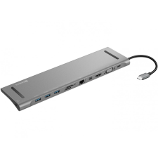 SANDBERG USB-C All-in-1 Docking Station Silver (136-23) asztali számítógép kellék