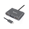 SANDBERG USB-C tartozék, USB-C Dock 2xHDMI+1xVGA+USB+PD (136-35) - Notebook dokkoló