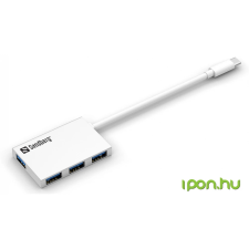 SANDBERG USB-C to 4 xUSB 3.0 Pocket Hub kábel és adapter