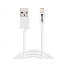 SANDBERG USB>Lightning MFI 1m White kábel és adapter