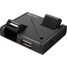 SANDBERG USB Hub 4 Ports Black hub és switch
