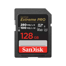 Sandisk 128GB Extreme PRO SDXC UHS-II U3 Memóriakártya memóriakártya