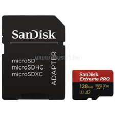 Sandisk 214504, MICROSDXC EXTREME PRO KÁRTYA 128GB, 200MB/s C10, V30, UHS-I, U3, A2 (214504) memóriakártya