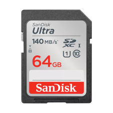 Sandisk 215415, SDXC ULTRA KÁRTYA 64GB, 140MB/s CL10 UHS-I memóriakártya
