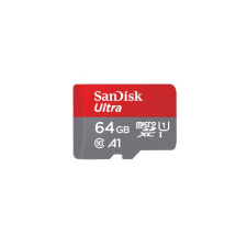 Sandisk 215421, MICROSD ULTRA ANDROID KÁRTYA 64GB, 140MB/s, A1, Class 10, UHS-I memóriakártya