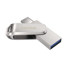Sandisk 256GB Dual Drive Luxe USB 3.0 Pendrive - Ezüst (186465) pendrive