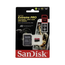  Sandisk 256GB Extreme Pro UHS-1 Class10 U3 V30 A2 microSDXC memóriakártya memóriakártya