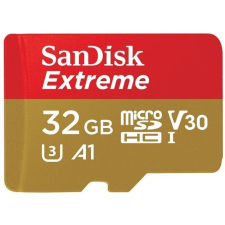 Sandisk 32GB Extreme UHS-I V30 A1 microSDHC memóriakártya + adapter (173420) memóriakártya