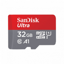 Sandisk 32GB microSDHC Ultra Class 10 UHS-I A1 + adapterrel memóriakártya