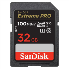 Sandisk 32GB SDHC Sandisk Extreme Pro CL10 U3 V30 (SDSDXXO-032G-GN4IN / 121594) memóriakártya
