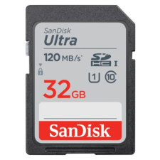 Sandisk 32GB SDHC Ultra Class 10 UHS-I memóriakártya