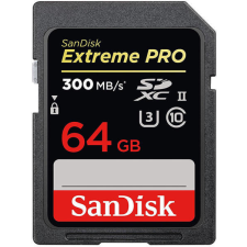 Sandisk 64GB Extreme PRO SDXC UHS-II memóriakártya memóriakártya