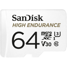 Sandisk 64GB High Endurance UHS1 U3 V30 vízálló ütésálló microSDXC memóriakártya memóriakártya