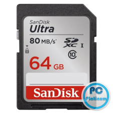 Sandisk 64GB SDXC Ultra CL10 UHS-I memóriakártya