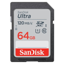 Sandisk 64GB SDXC Ultra Class 10 UHS-I memóriakártya