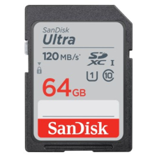 Sandisk 64GB SDXC Ultra UHS-I Class10 (186497) - Memóriakártya memóriakártya