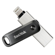 Sandisk 64GB USB3.0/Apple Lightning iXPAND GO Fekete-Ezüst (186489) Flash Drive pendrive