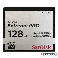 Sandisk cfast extreme pro 128 GB memóriakártya 525mb/s SDCFSP-128G-G46D (173408) memóriakártya