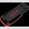 Sandisk Cruzer Blade fekete/vörös 128Gb pendrive (124043)