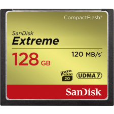 Sandisk Extreme 128GB Compact Flash 85 MB/s 124095 memóriakártya
