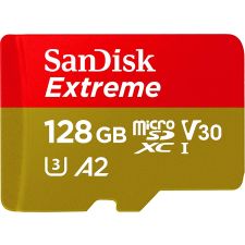 Sandisk Extreme 256GB microSDXC UHS-I Memóriakártya + Adapter memóriakártya