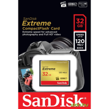 Sandisk Extreme 32GB Compact Flash 85 MB/s SDCFXSB-032G-G46 memóriakártya