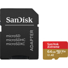 Sandisk Extreme 64GB MicroSDXC 80 MB/s SDSQXAH-064G-GN6AA memóriakártya