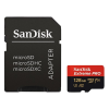 Sandisk Memóriakártya SANDISK microSDXC Extreme PRO U3 V30 128 GB  + adapter
