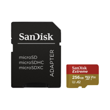 Sandisk Memóriakártya sandisk microsdxc extreme u3 v30 256 gb adapter memóriakártya