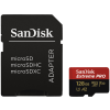 Sandisk Micro SD Extreme Pro kártya 128 GB, 200MB/s C10, V30, UHS-I, U3, A2 (214504)