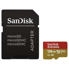 Sandisk Microsd extreme kártya 128gb, 190/90 mb/s 121586 memóriakártya
