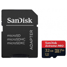 Sandisk microSDHC Mobile Extreme PRO V30, A2 32GB + adapter (173427) memóriakártya